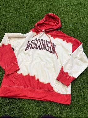 Game day Couture Wisconsin Badgers hooded sweatshirt